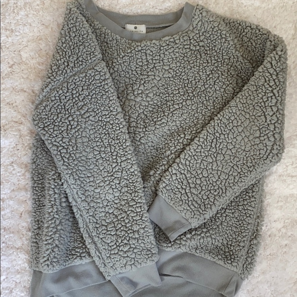 Sherpa pullover